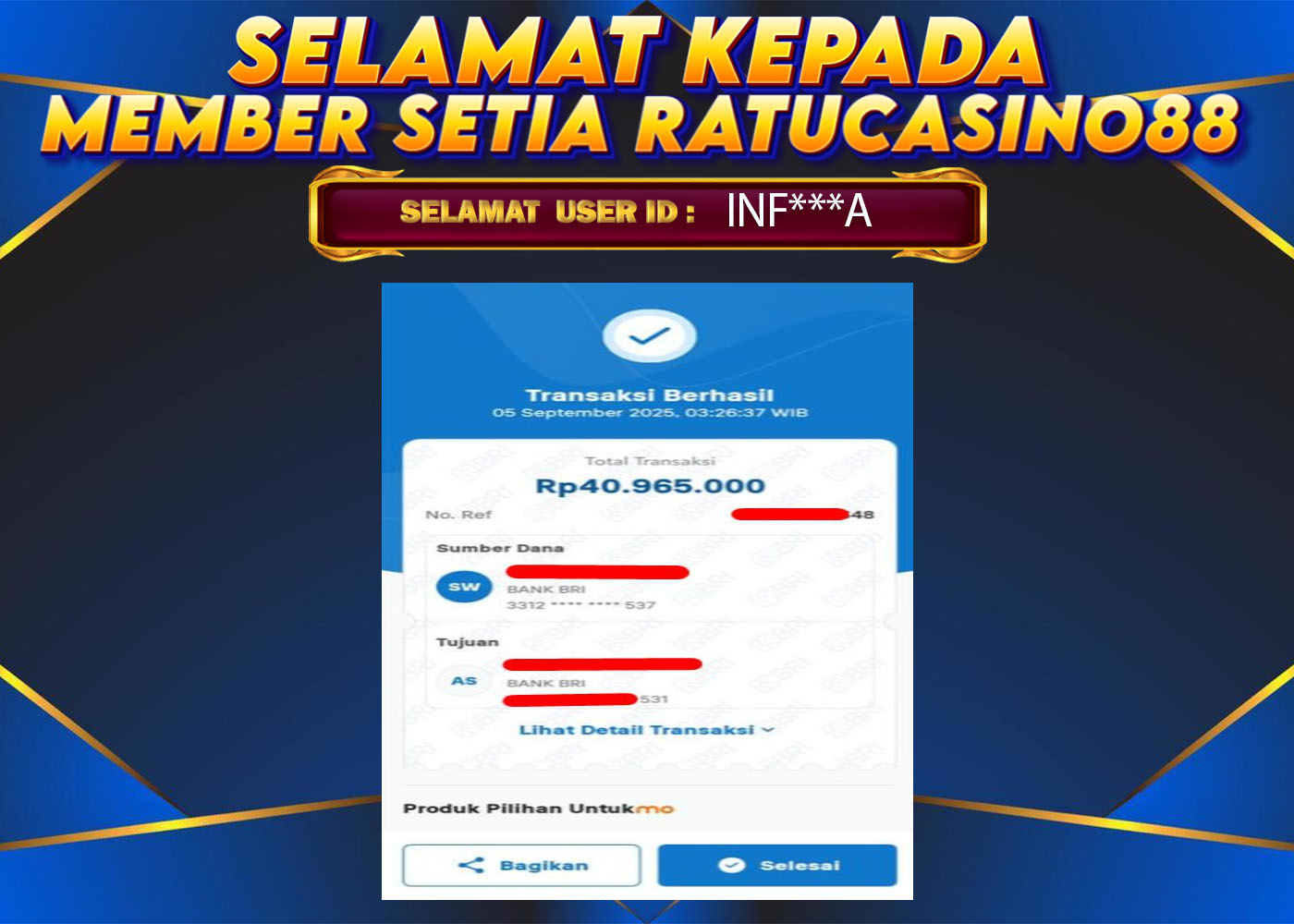 WITHDRAWAL MEMBER 48